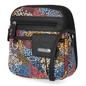 North South Mini Zip Around Crossbody Bag, Petal Power Uwu :O